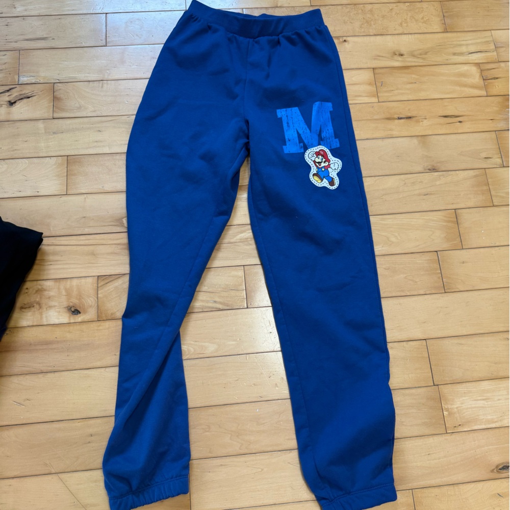 Nintendo Blue Sweatpants for Casual Comfort
